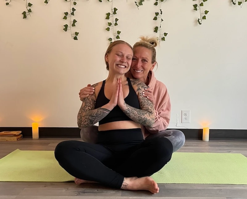 Trusted Salt Lake City yoga teacher Denise Druce with longtime students